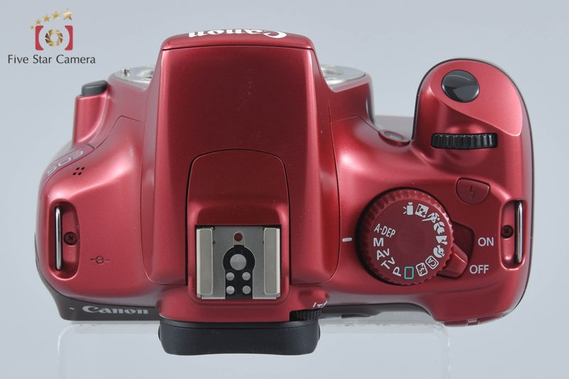 "Count 5,499" Canon EOS Kiss X50 / Rebel T3 / 1100D Red 12.2 MP DSLR Camera Body