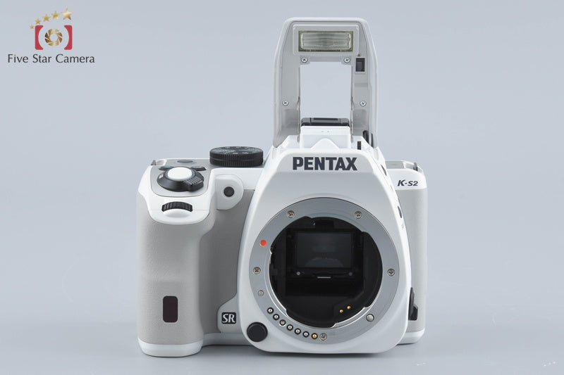 "Shutter count 3,733" PENTAX K-S2 White 20.1 MP DSLR Camera 18-50 Lens