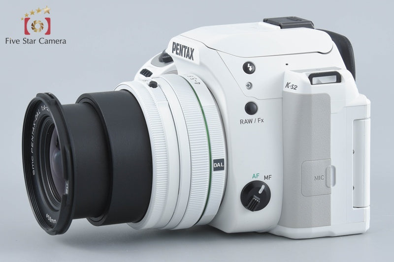 "Shutter count 3,733" PENTAX K-S2 White 20.1 MP DSLR Camera 18-50 Lens