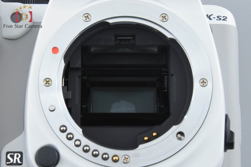 "Shutter count 3,733" PENTAX K-S2 White 20.1 MP DSLR Camera 18-50 Lens