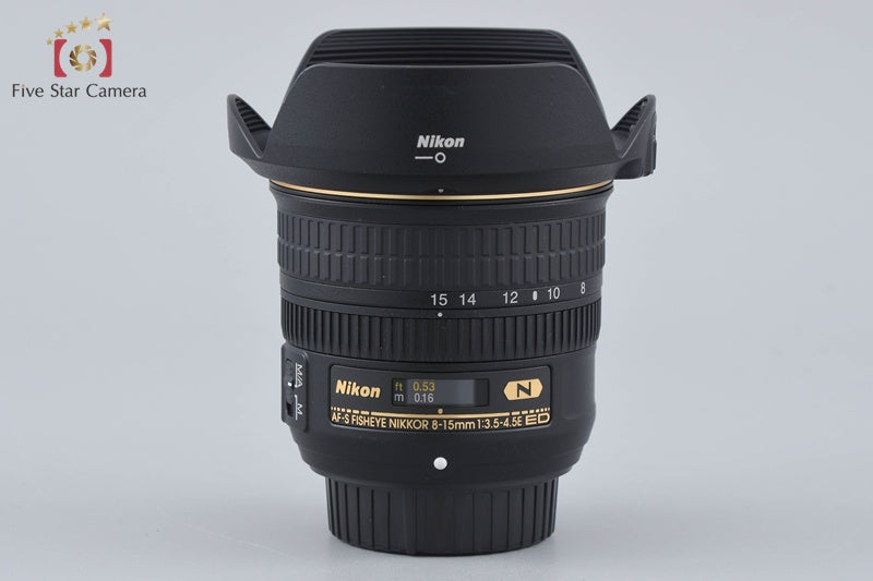 Nikon AF-S FISHEYE NIKKOR 8-15mm f/3.5-4.5 E ED