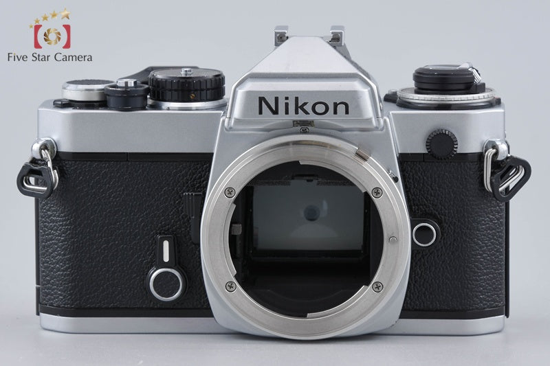 Nikon FE Silver 35mm SLR Film Camera Body