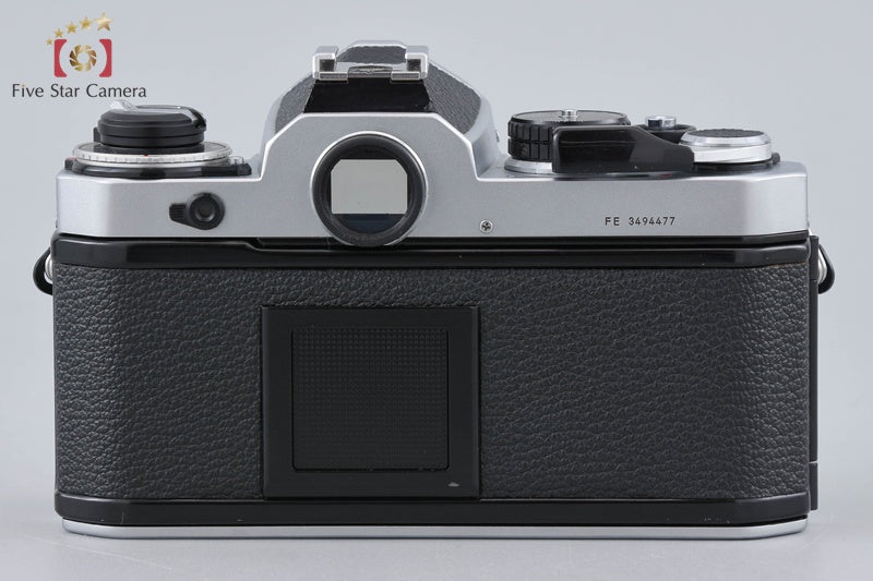 Nikon FE Silver 35mm SLR Film Camera Body