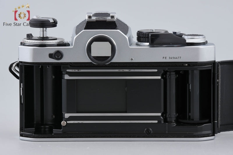 Nikon FE Silver 35mm SLR Film Camera Body