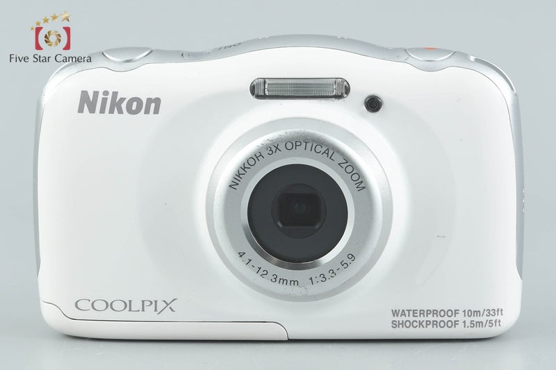 Nikon COOLPIX S33 White 13.2 MP Digital Camera
