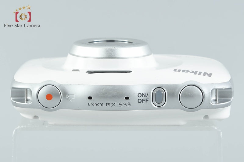 Nikon COOLPIX S33 White 13.2 MP Digital Camera