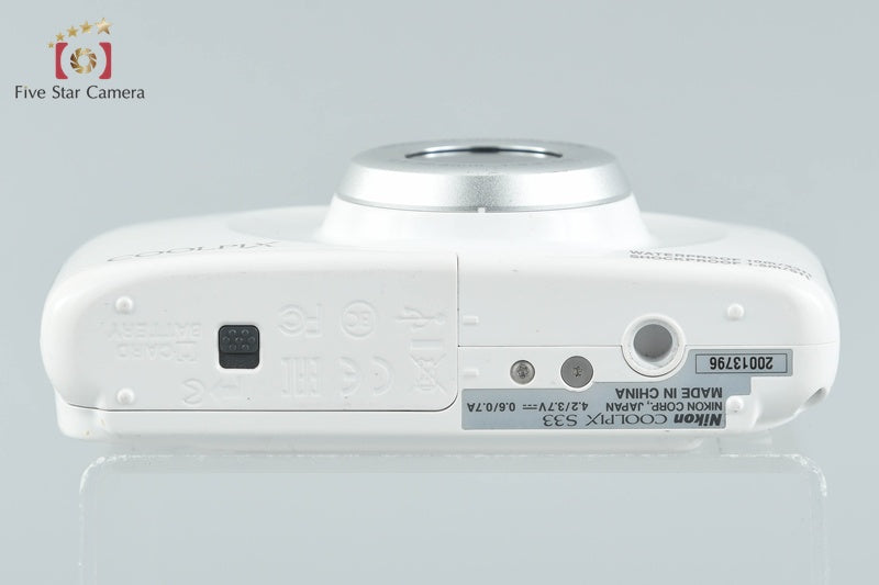 Nikon COOLPIX S33 White 13.2 MP Digital Camera