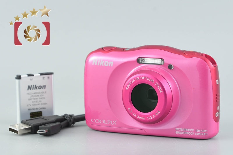 Nikon COOLPIX W100 Pink 13.2 MP Digital Camera