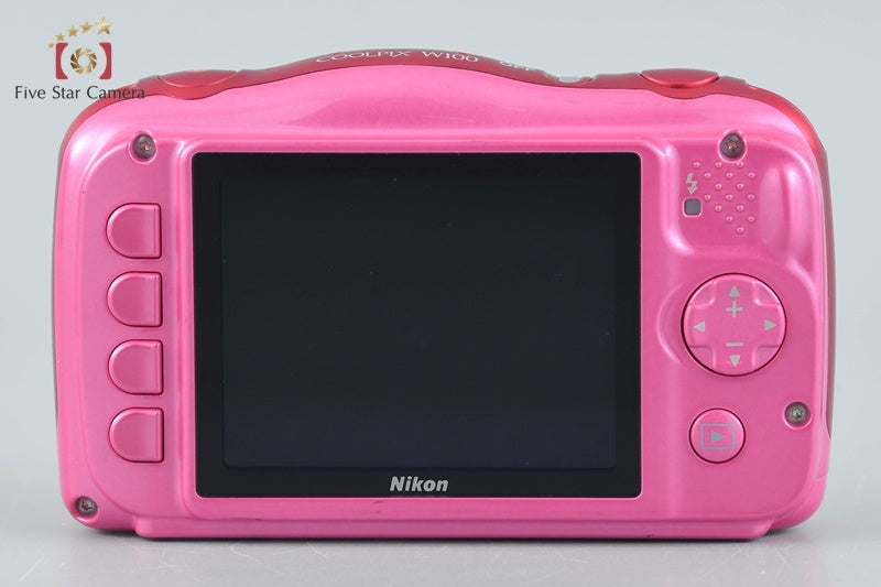 Nikon COOLPIX W100 Pink 13.2 MP Digital Camera