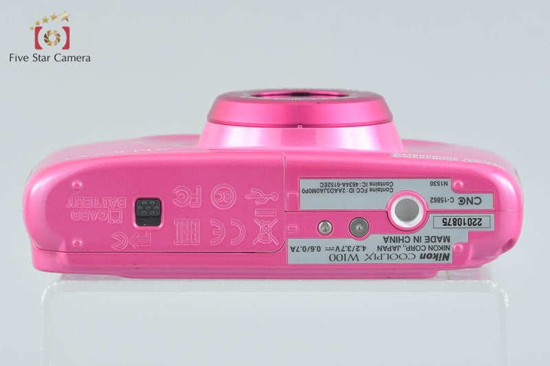 Nikon COOLPIX W100 Pink 13.2 MP Digital Camera