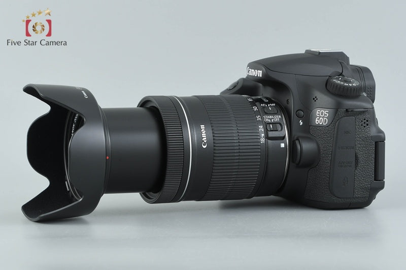 "Shutter count 654" Canon EOS 60D 18.0 MP Digital SLR Camera EF-S 18-135 Lens