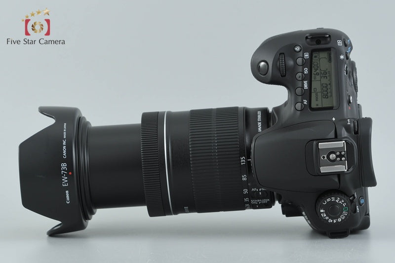 "Shutter count 654" Canon EOS 60D 18.0 MP Digital SLR Camera EF-S 18-135 Lens