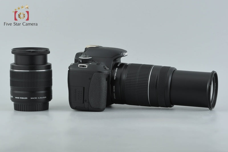 "Count 3,193" Canon EOS Kiss X5 / Rebel T3i / 600D 18.0 MP 18-55 55-250 Lenses