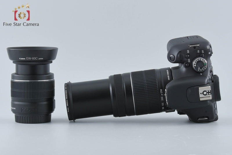 "Count 834" Canon EOS Kiss X5 / Rebel T3i / 600D 18.0 MP 18-55 55-250 Lenses