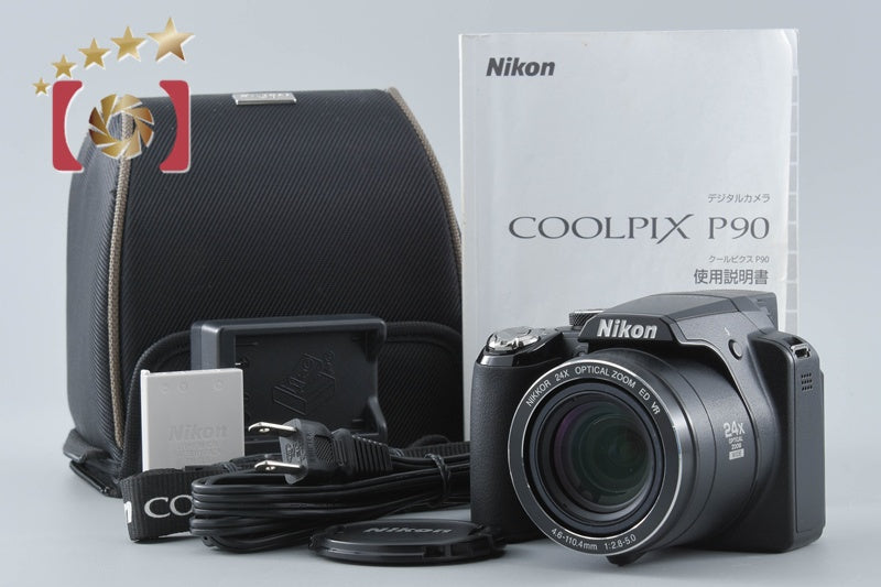 Nikon COOLPIX P90 Black 12.1 MP Digital Camera