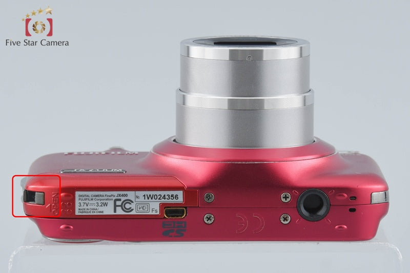 Fujifilm FinePix JX400 Red 16.0 MP Digital Camera