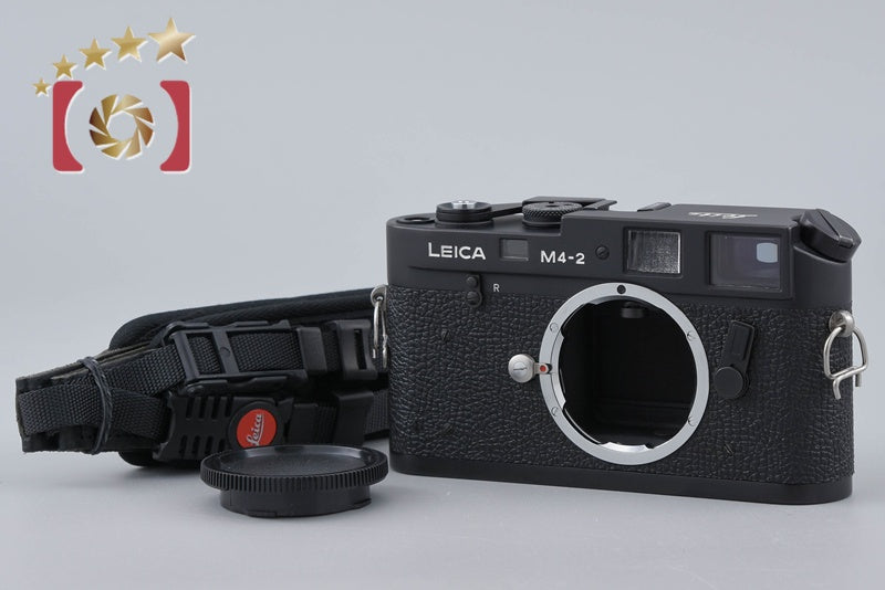 Leica M4-2 Black 35mm Rangefinder Film Camera Body