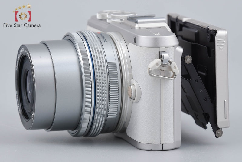 "Shutter count 1,528" Olympus PEN E-PL8 White 16.1 MP 14-42 EZ Lens