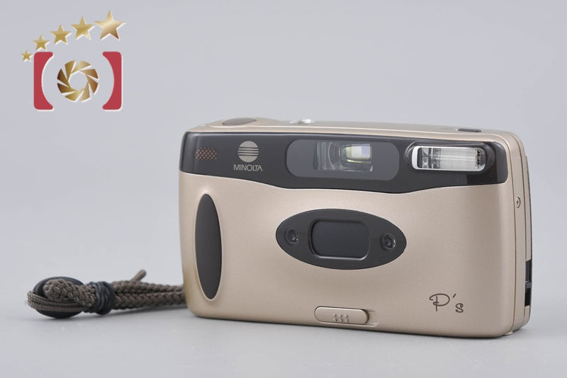 MINOLTA P's Gold 35mm Point & Shoot Film Camera