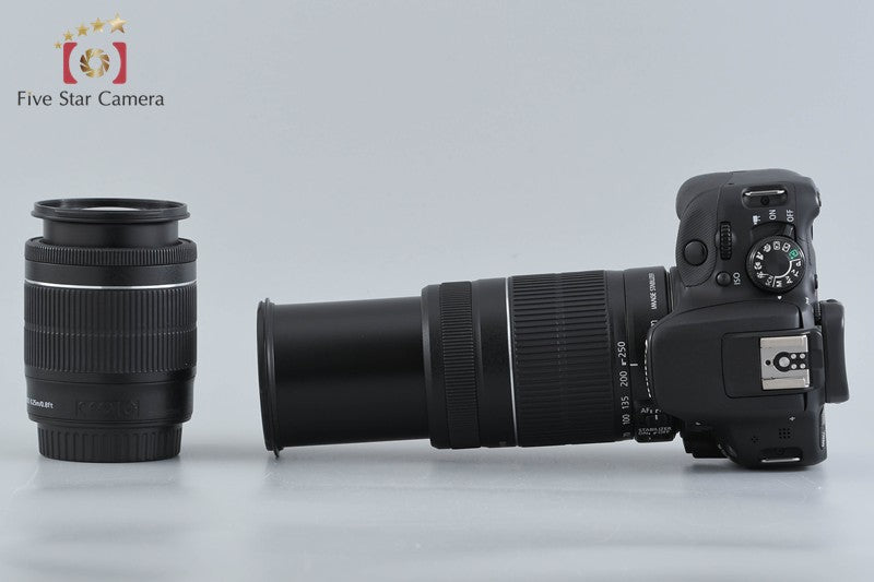 Canon EOS Kiss X7 / Rebel SL1 / 100D 18.0 MP 18-55 55-250 Lenses