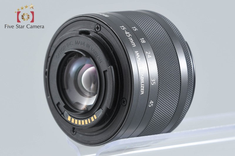 Canon EOS Kiss M / M50 Black 24.0 MP 15-45 IS STM Lens