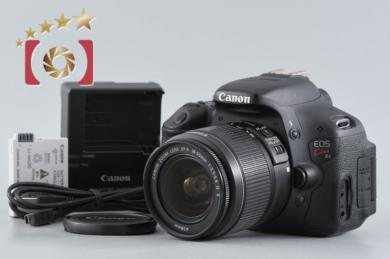 Canon EOS Kiss X5 / Rebel T3i / 600D 18.0 MP EF-S 18-55 IS II Lens