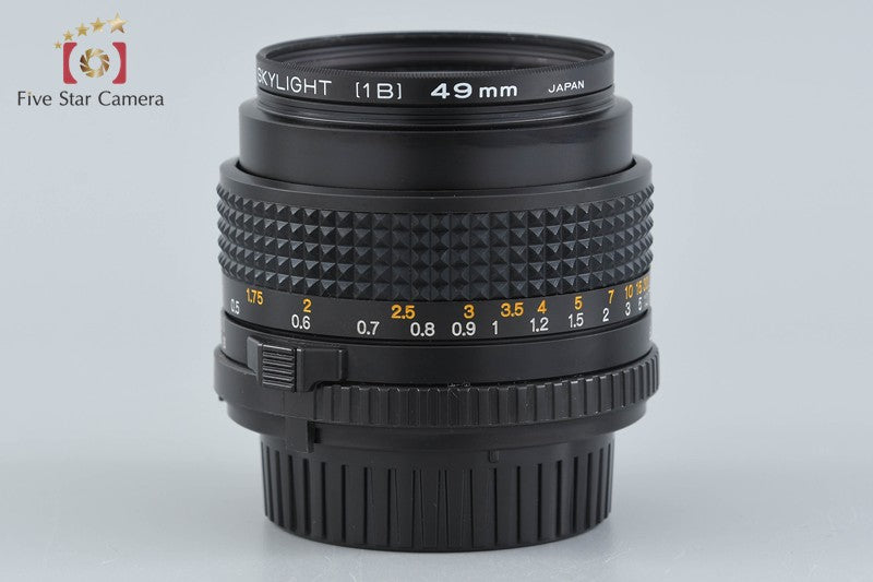 Minolta New MD 50mm f/1.4