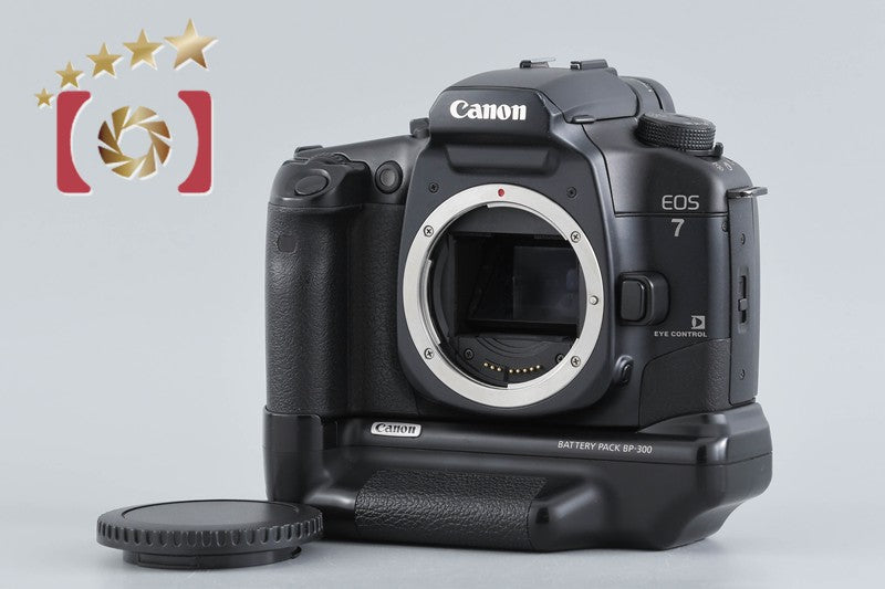 Canon EOS 7 35mm SLR Film Camera Body + BP-300 Battery Pack