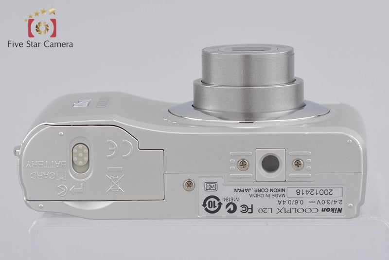 Nikon COOLPIX L20 Silver 10.0 MP Digital Camera