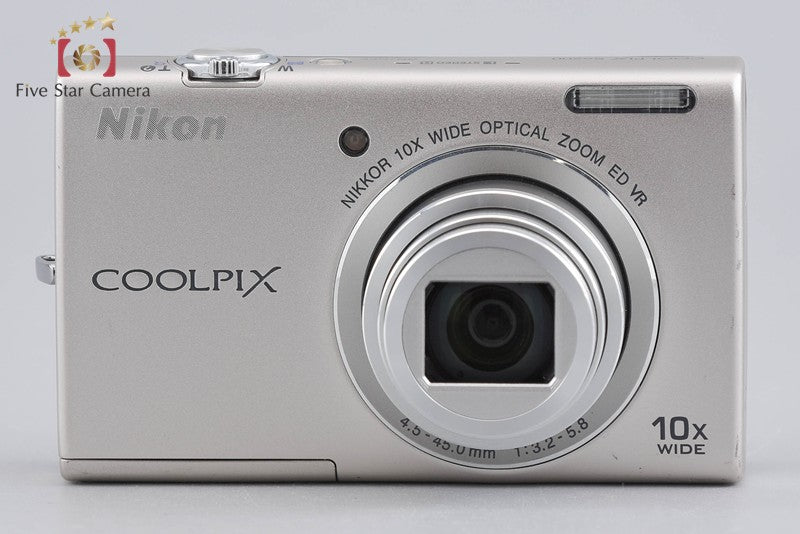 Nikon COOLPIX S6200 Platinum Silver 16.0 MP Digital Camera