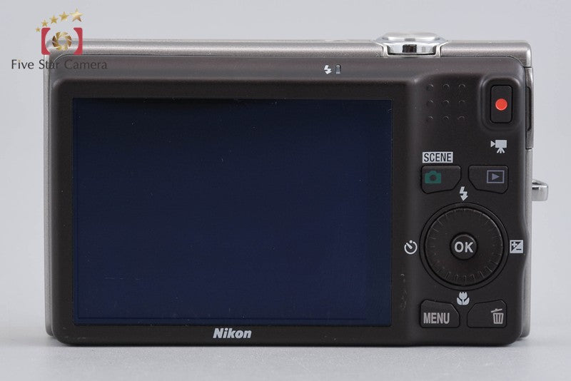 Nikon COOLPIX S6200 Platinum Silver 16.0 MP Digital Camera