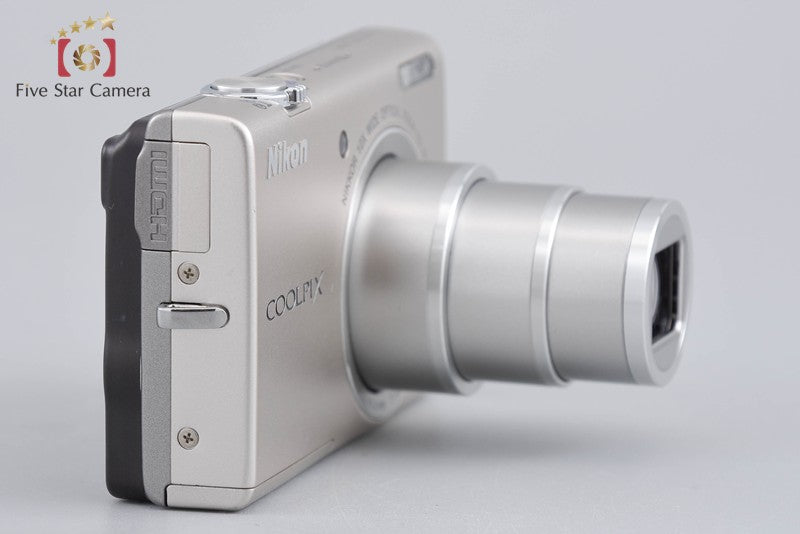 Nikon COOLPIX S6200 Platinum Silver 16.0 MP Digital Camera