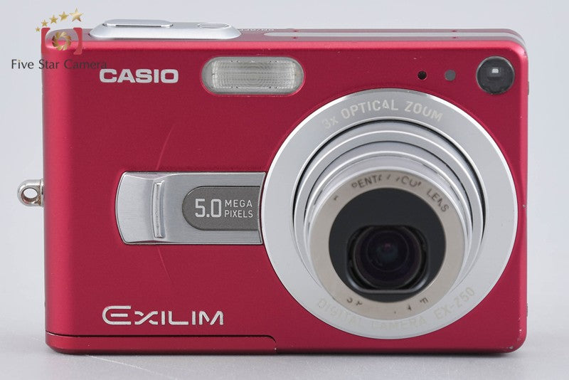 Casio EXILIM EX-Z50 Red Star 5.0 MP Digital Camera