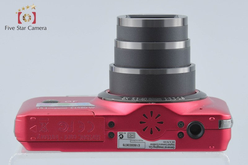 GE E1480W Red 14.1 MP Digital Camera