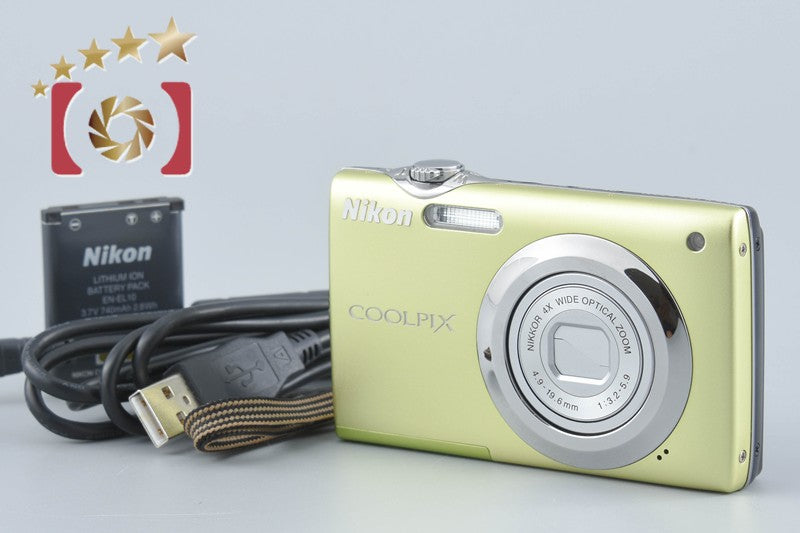 Nikon COOLPIX S3000 Pop Green 12.0 MP Digital Camera