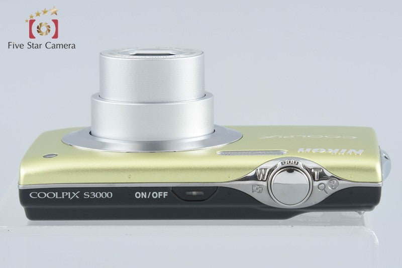 Nikon COOLPIX S3000 Pop Green 12.0 MP Digital Camera