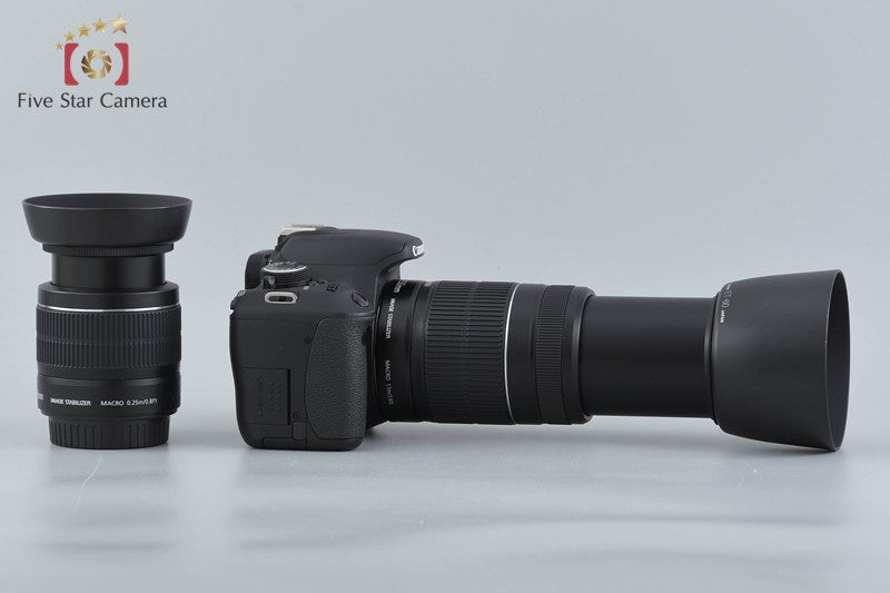 "Count 1,285" Canon EOS Kiss X5 / Rebel T3i / 600D 18.0 MP 18-55 55-250 Lenses