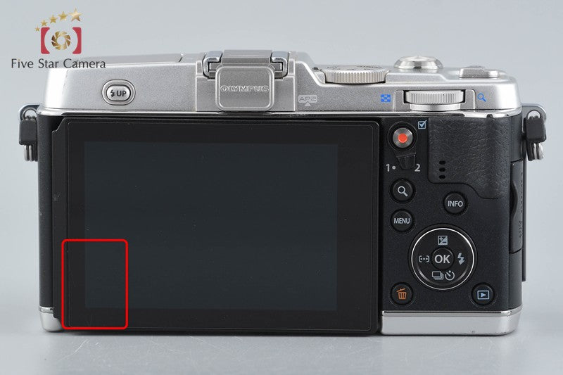"Shutter count 2,700" Olympus PEN E-P5 Silver 16.1 MP Mirrorless Camera