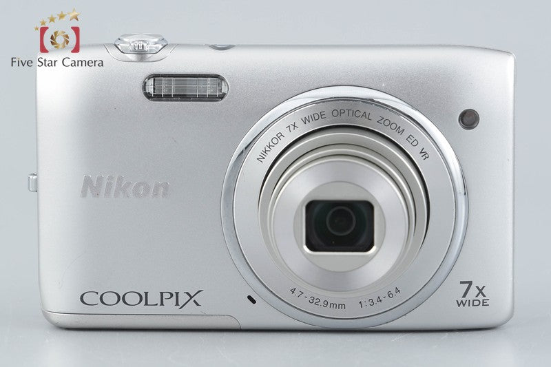 Nikon COOLPIX S3500 Crystal Silver 20.0 MP Digital Camera