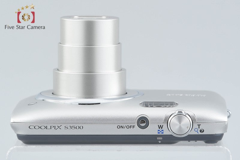 Nikon COOLPIX S3500 Crystal Silver 20.0 MP Digital Camera