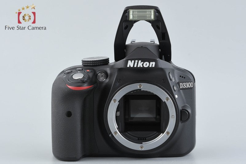"Count 1,882" Nikon D3300 Black 24.2 MP DSLR 18-55mm VR II Lens