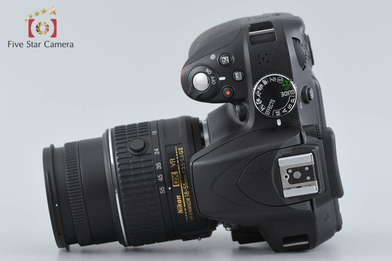 "Count 1,882" Nikon D3300 Black 24.2 MP DSLR 18-55mm VR II Lens