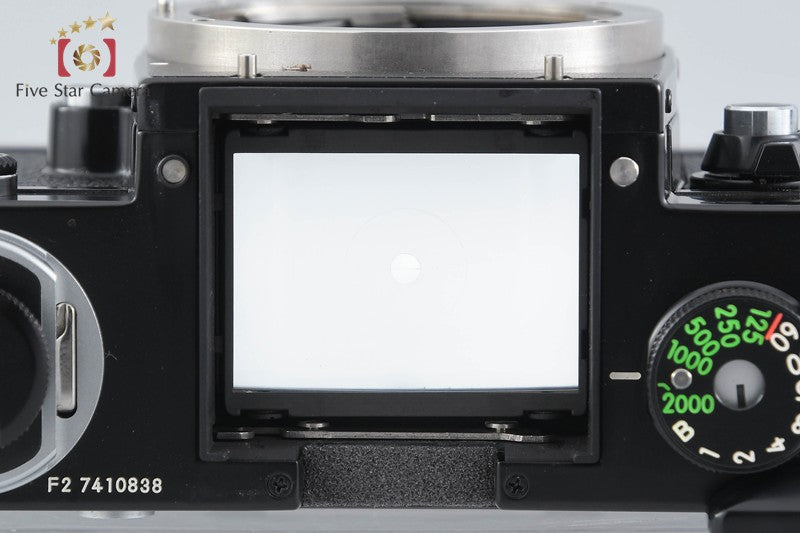 Nikon F2 Eye Level Black 35mm SLR Film Camera Body