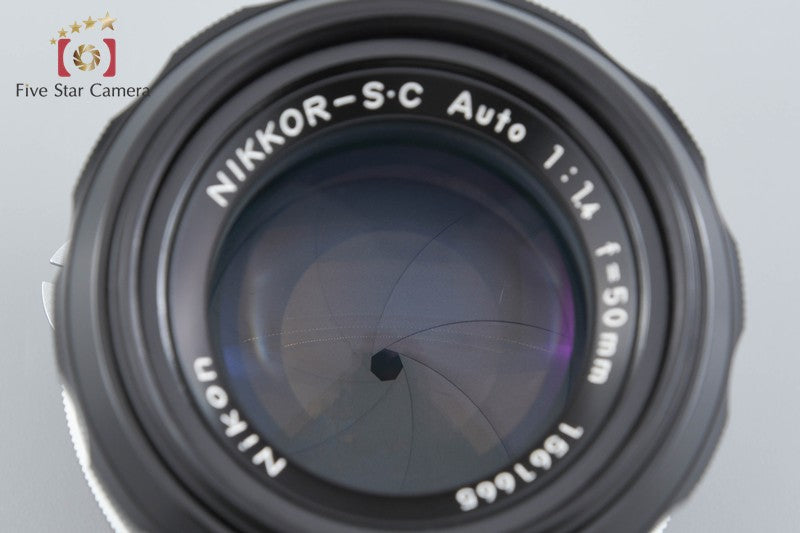 Nikon NIKKOR-S.C Auto 50mm f/1.4 Non Ai Lens