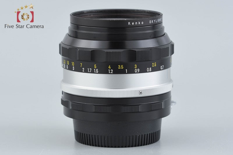 Nikon NIKKOR-S.C Auto 50mm f/1.4 Non Ai Lens