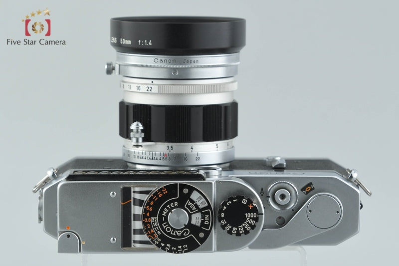 Canon P 35mm Rangefinder Film Camera + 50mm f/1.4