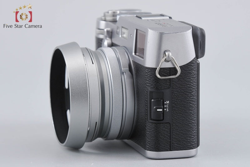 Fujifilm X100F Silver 24.3 MP Digital Camera w/ Box
