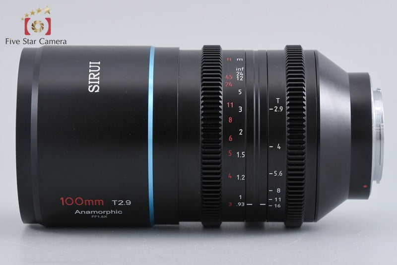 SIRUI 100mm T/2.9 Anamorphic FF1.6x for Sony E Mount w/ Box