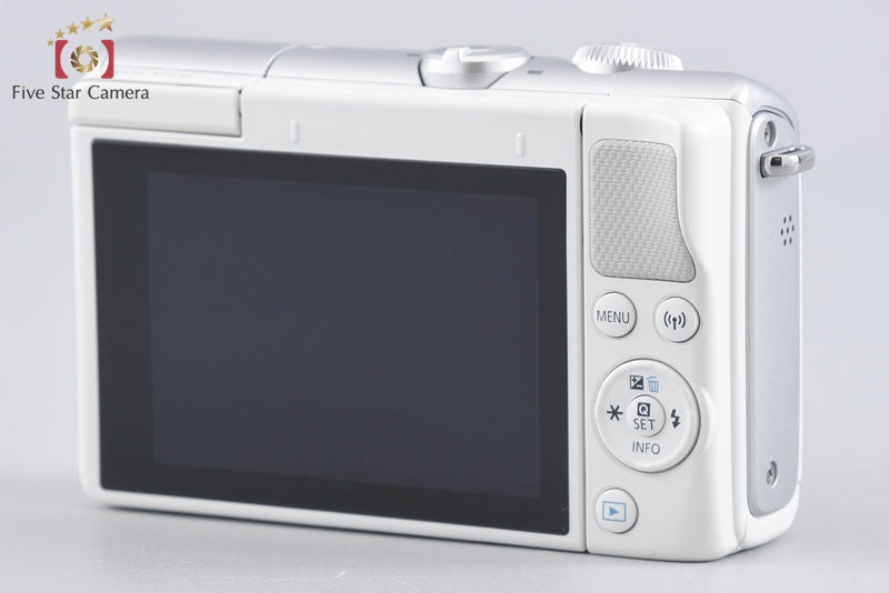 Canon EOS M100 White 24.2 MP Digital Camera EF-M 15-45 Lens