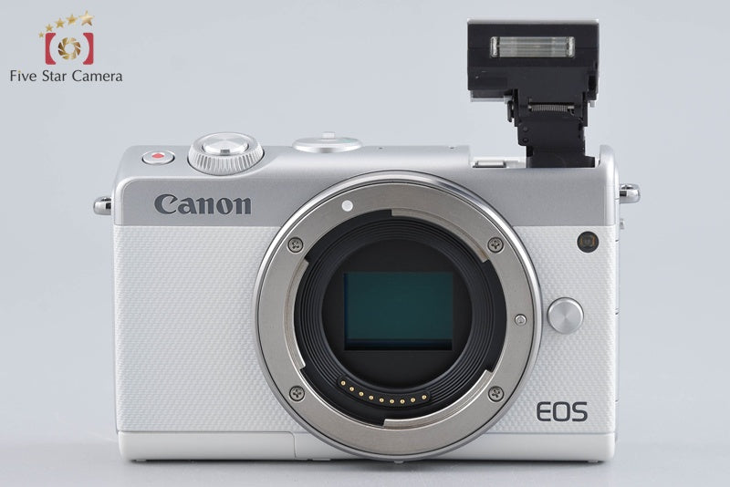 Canon EOS M100 White 24.2 MP Digital Camera EF-M 15-45 Lens